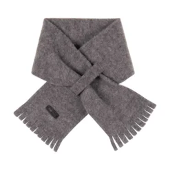 Kinderschal Wollfleece schiefer