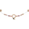 Kinderwagenkette "Herz" pink