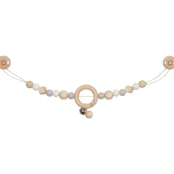Kinderwagenkette "Stern" grau