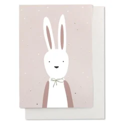 Klappkarte Hase Langohr