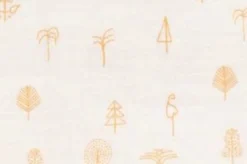 Kleid Musselin natur "Kraftgebender Wald" 62/68