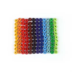 Kleine Holzperlen Regenbogen (120 Stück)