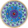 Kleines Glitzermandala