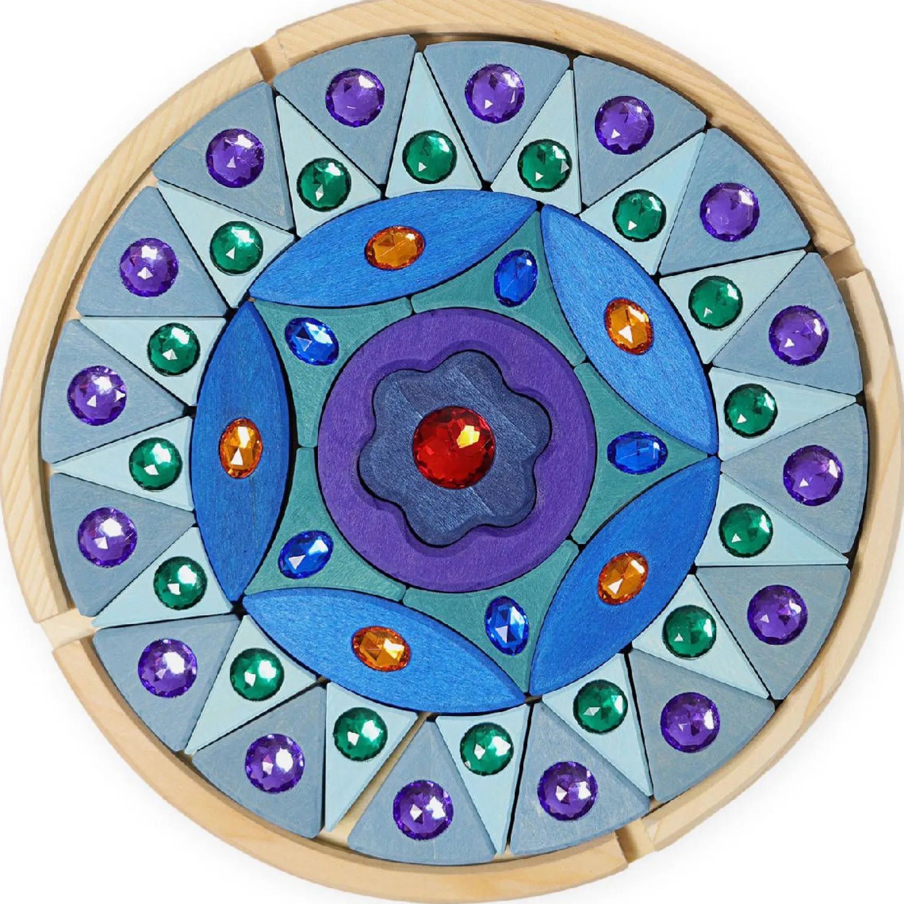 Kleines Glitzermandala
