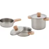 Kochset "Sterneküche" aus Metall und Holz