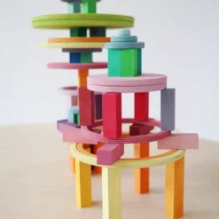 Konzentrische Kreise und Ringe Pastell