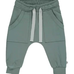 Krabbelhose blaugrün 62