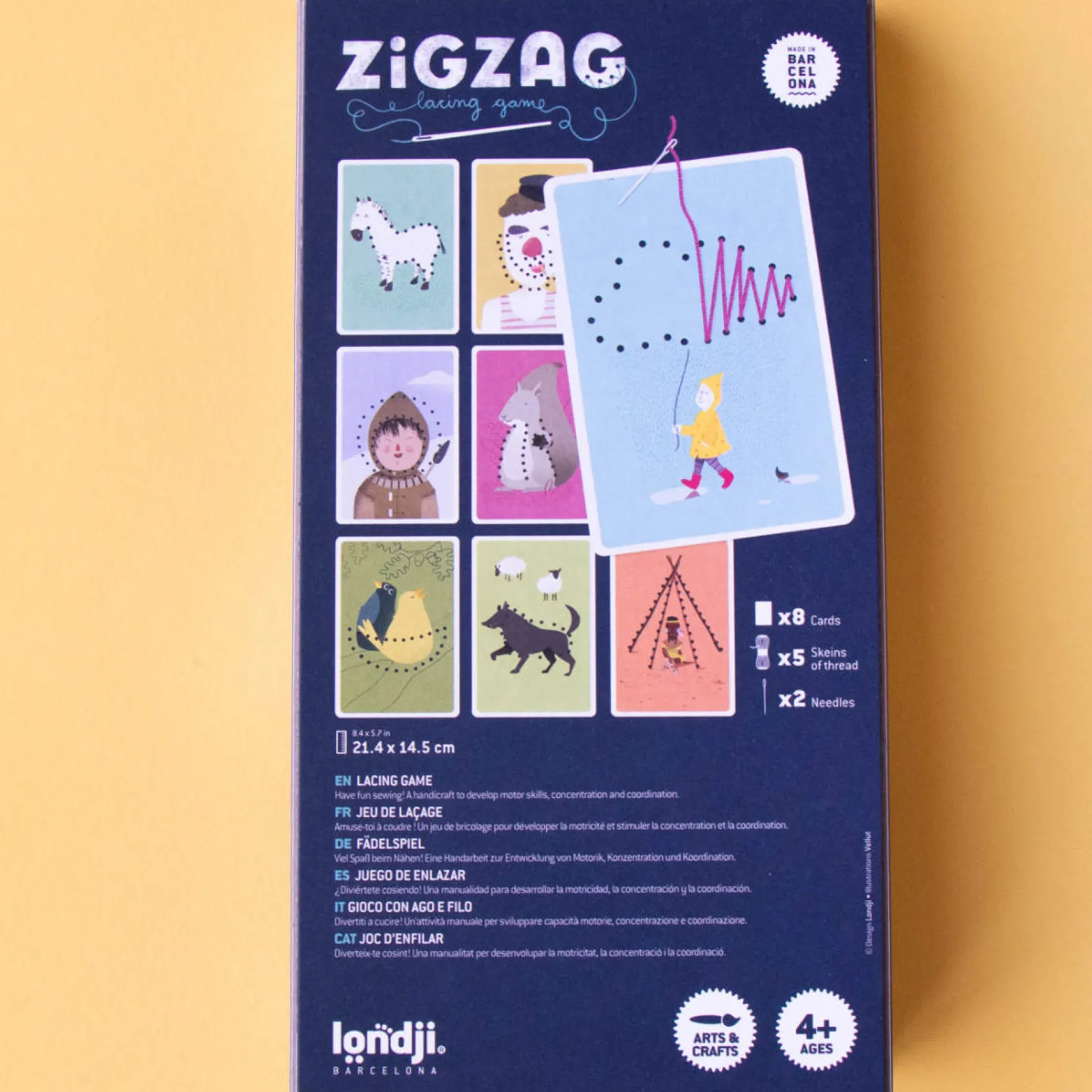 Kreativ Set Fädeln - "Zig Zag"