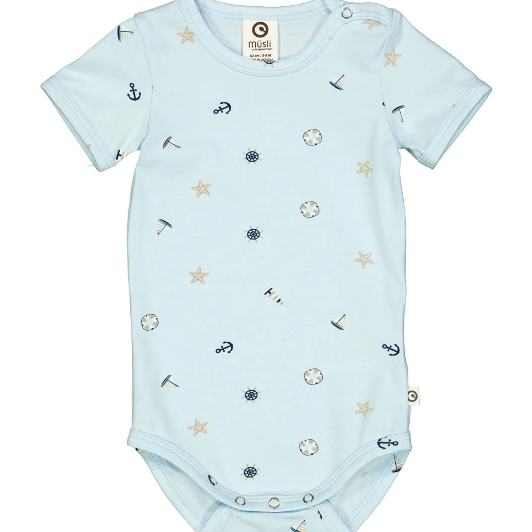 Kurarmbody "Maritim" hellblau 62