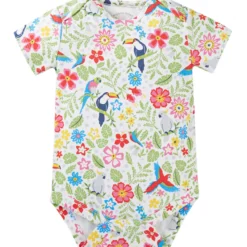 Kurzarmbody Doppelpack "Tropical" 68