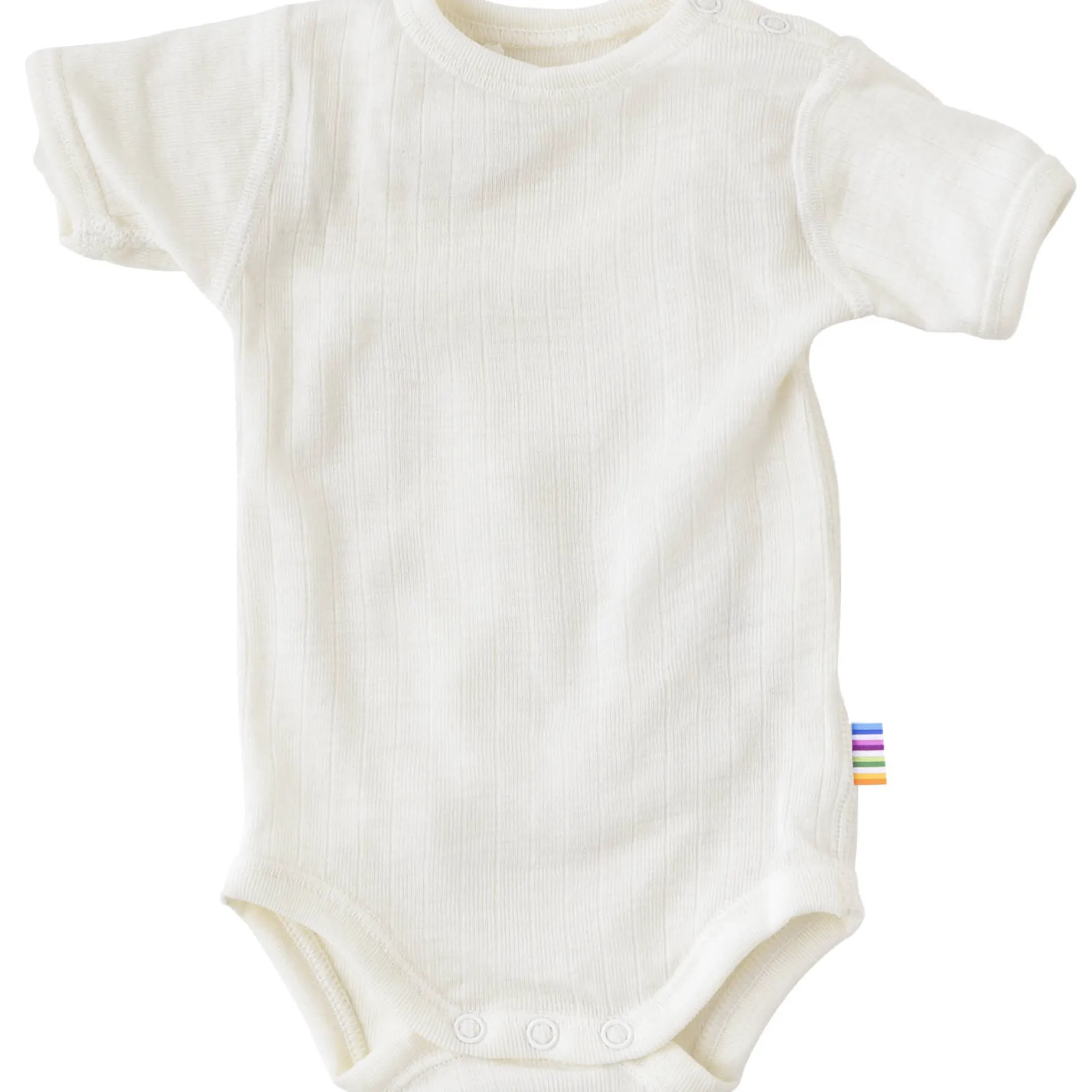 Kurzarmbody Merinowolle natur 50