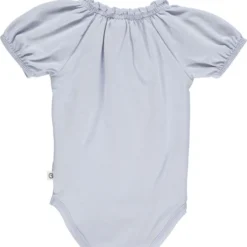 Kurzarmbody Puffärmel hellblau 62