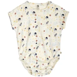 Kurzarmbody „Sea“ creme 62