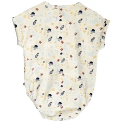 Kurzarmbody „Sea“ creme 62