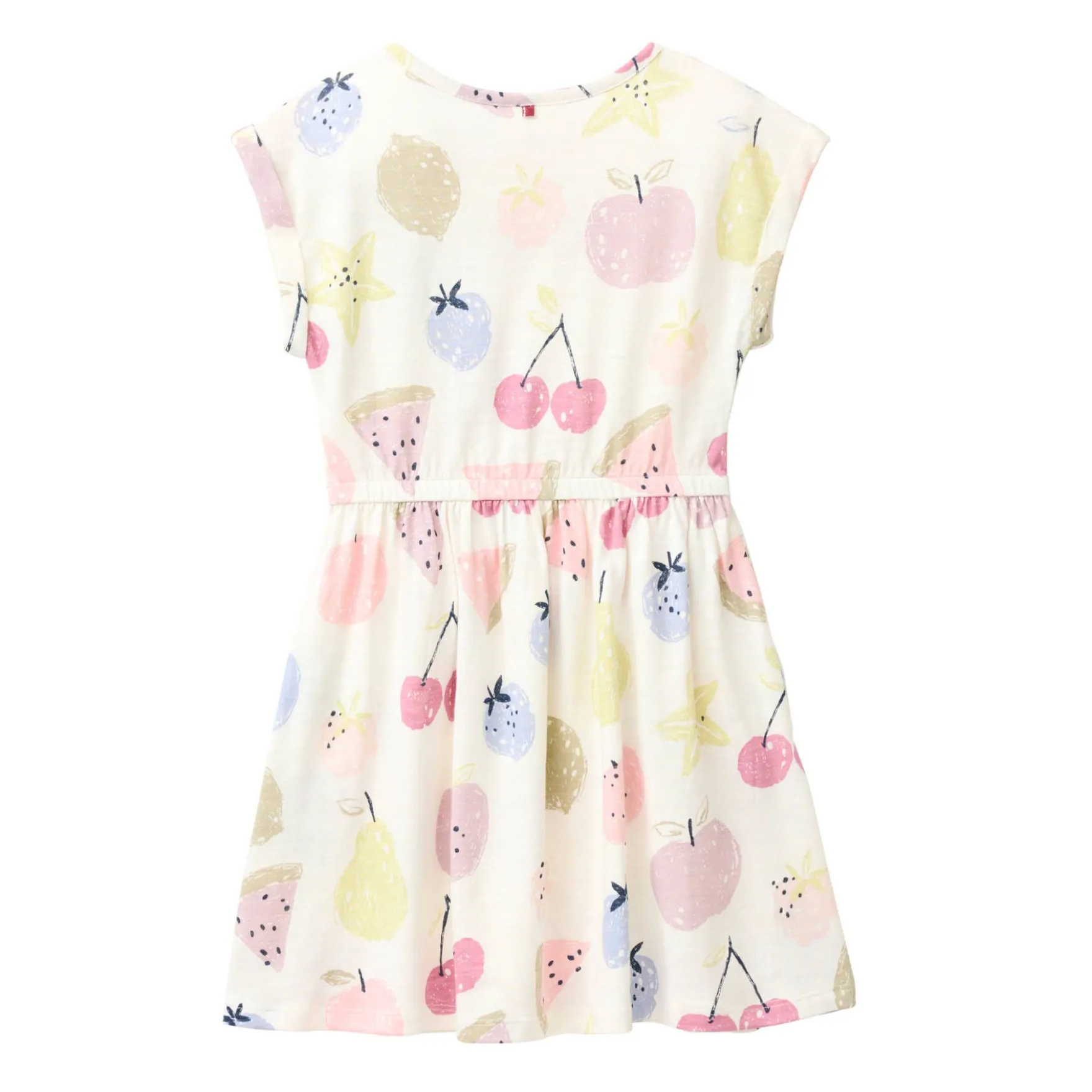 Kurzarm-Kleid "Früchte" bunt 110