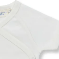 Kurzarm Wickelbody weiß 62/68