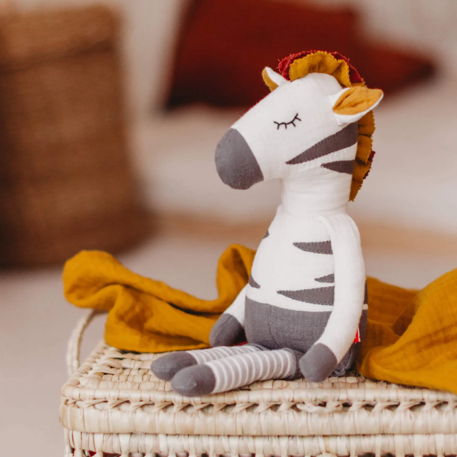Kuscheltier Zebra
