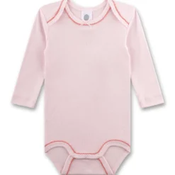 Langarmbody 2er-Set "Vögelein" weiß-rosa 98
