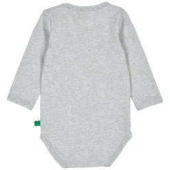 Langarmbody grau 80