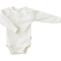 Langarmbody Merinowolle natur 80