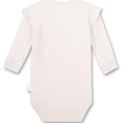 Langarmbody "Piepmatz" creme 80