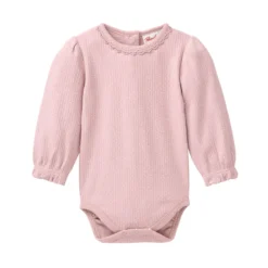 Langarmbody "Pünktchen" rosenholz 98/104