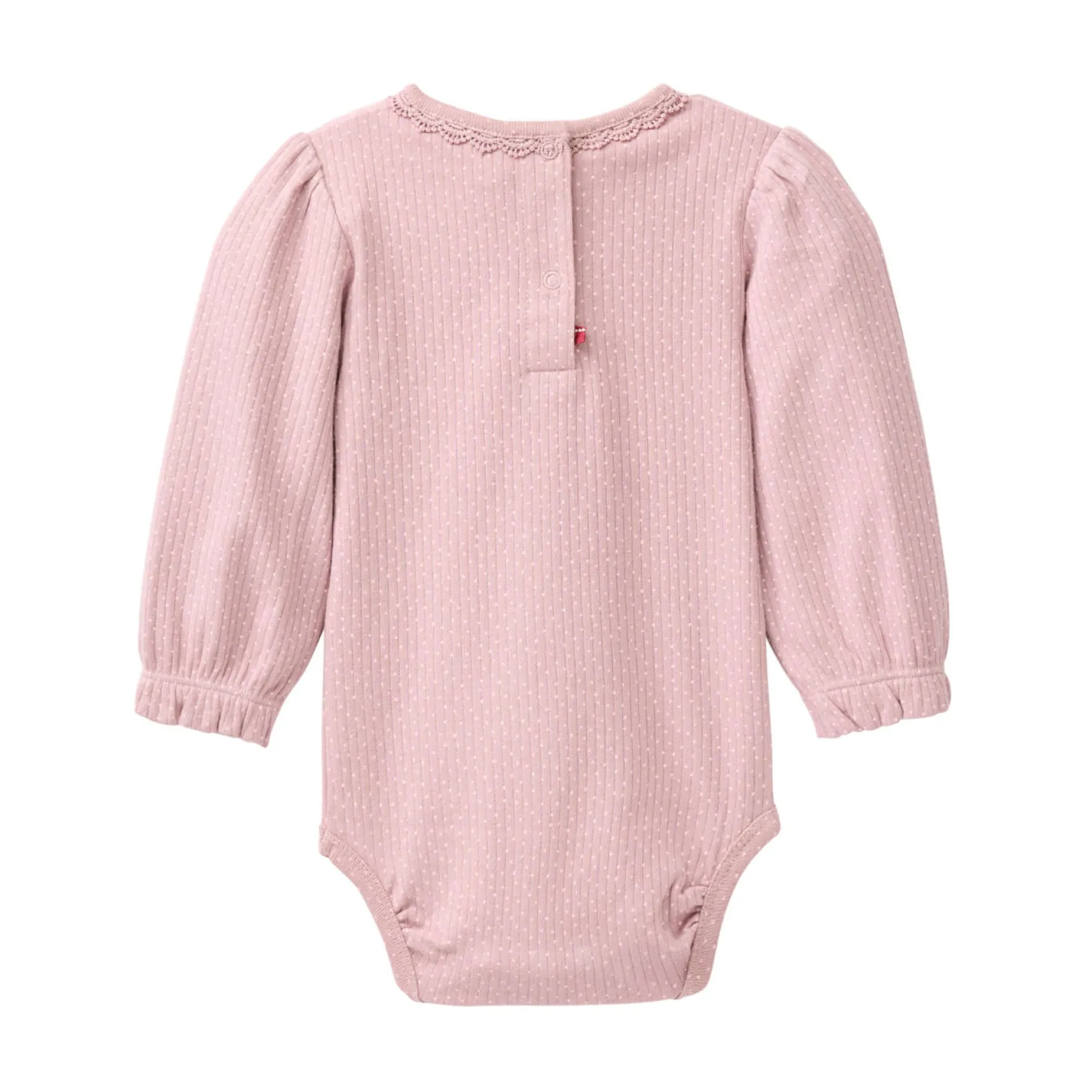 Langarmbody "Pünktchen" rosenholz 98/104