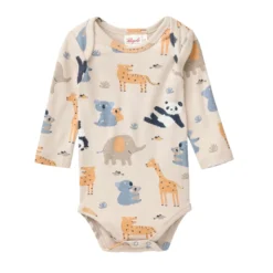 Langarmbody "Zoo" sand98/104