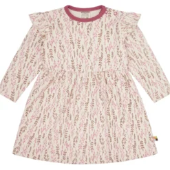 Langarm-Kleid "Floral" creme-rouge 110/116