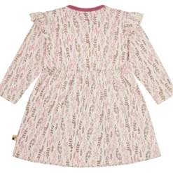 Langarm-Kleid "Floral" creme-rouge 110/116
