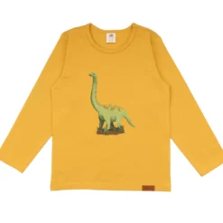 Langarmshirt "Dinosaurier" gelb 92