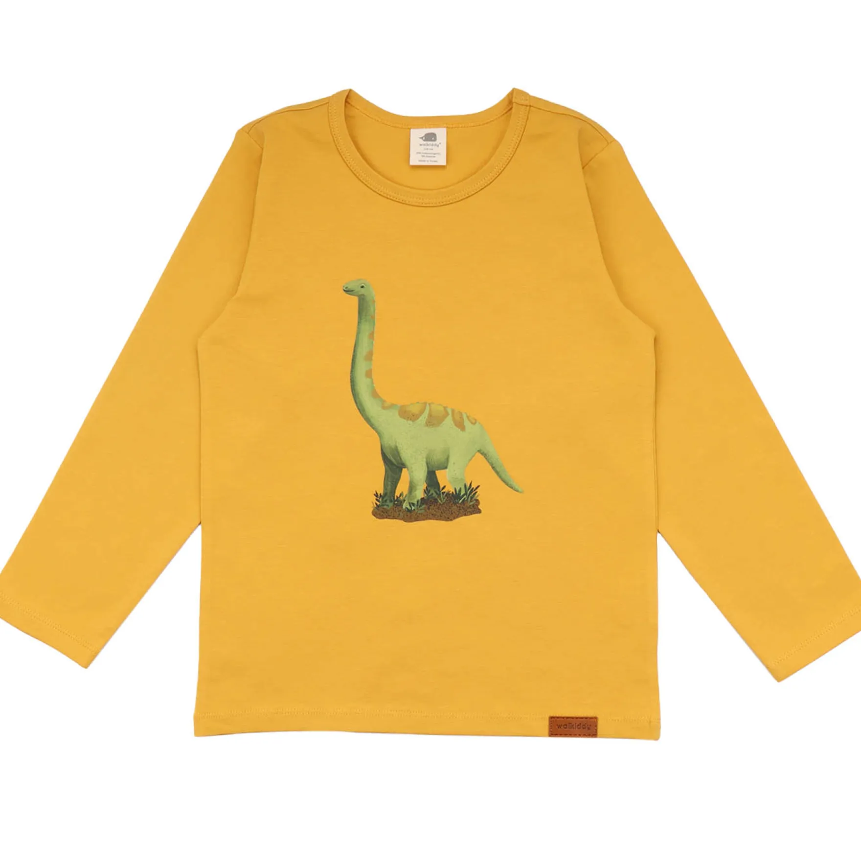 Langarmshirt "Dinosaurier" gelb 92