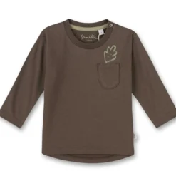Langarmshirt dunkelgrün 68