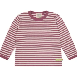 Langarmshirt grape geringelt86/92