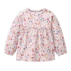Langarmshirt "Herbstblüten" rosa 98/104