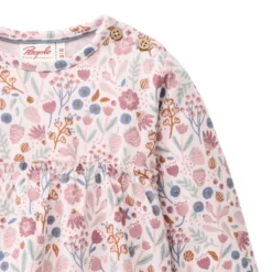 Langarmshirt "Herbstblüten" rosa 98/104