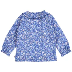 Langarmshirt mit Kragen „Primrose“ azure blue 80