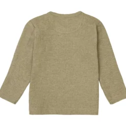 Langarmshirt "Ripp" olivgrün melange 68