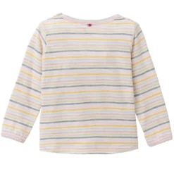Langarmshirt rosa-bunt geringelt 62/68