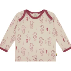Langarmshirt "Seepferdchen" rouge 98/104