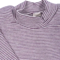 Langarmshirt Stehkragen Ringel beere 116