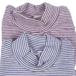 Langarmshirt Stehkragen Ringel beere 116