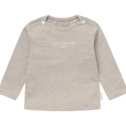 Langarmshirt taupe meliert 62
