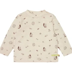 Langarmshirt "Waldleben" hellbeige 62/68
