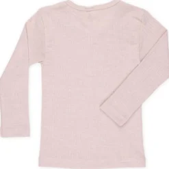 Langarmshirt Wolle Seide Baumwolle altrosa 92