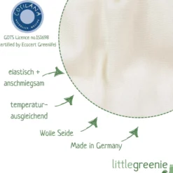 Langarmshirt Wolle Seide natur 92