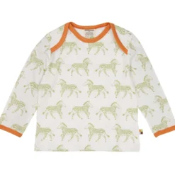 Langarmshirt "Zebra" avocado 62/68
