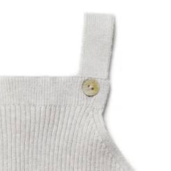 Latzhose mit Seide beigemelange 50/56