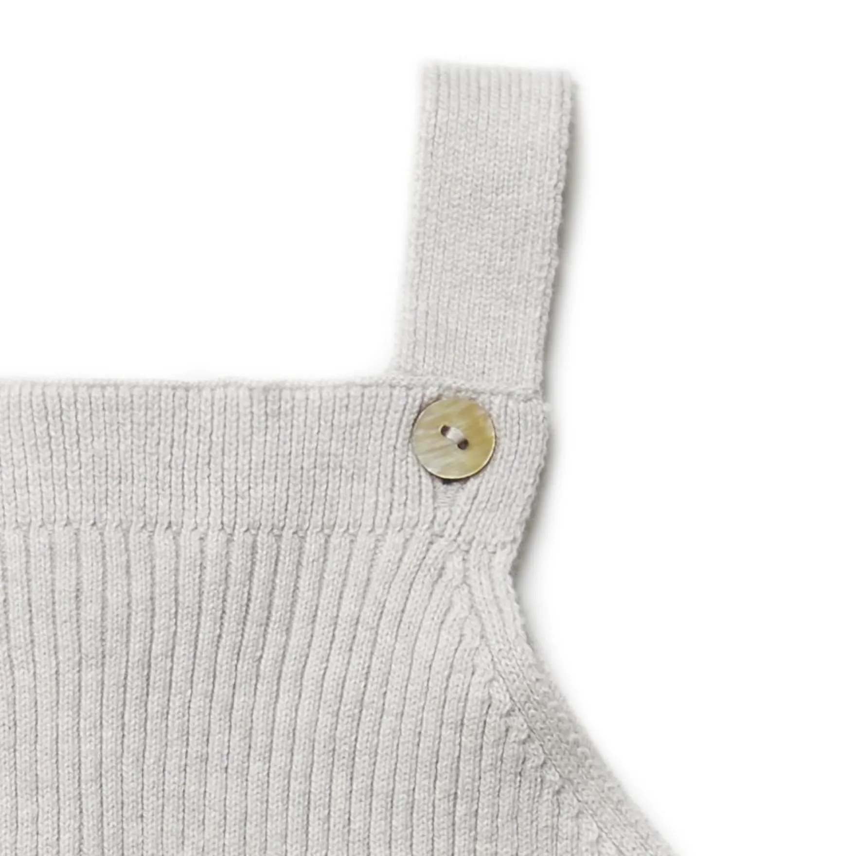 Latzhose mit Seide beigemelange 50/56