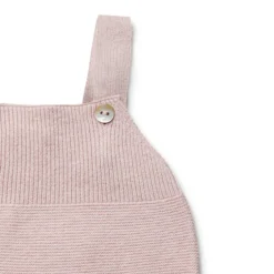 Latzhose mit Seide rose 50/56